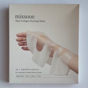 Mixsoon Bean Collagen Hydrogel Masks. Pack of 3. New, box was never opened
